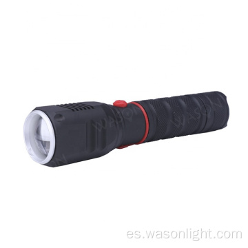 Nueva forma cuadrada de forma insoportable dimmonable de llave recargable de 18650 linterna de led zoom brillante al aire libre.